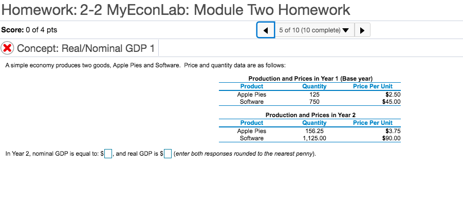 myeconlab chapter 2 homework answers