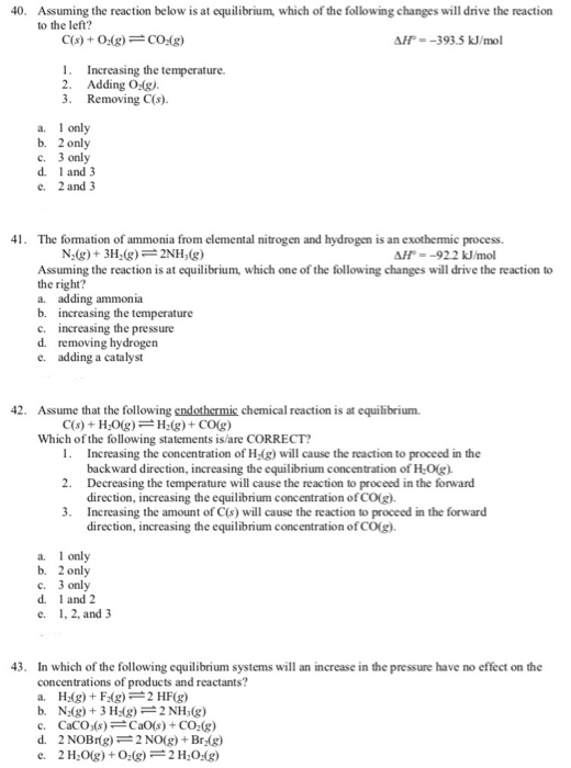 Solved 28. At sufficiently high temperatures, ammonium | Chegg.com