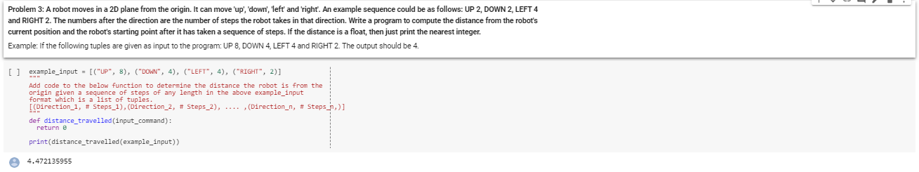 Solved Problem 3: A robot moves in a 2D plane from the | Chegg.com