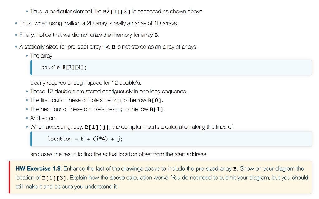 Solved Let's examine the pointer version: Observe the first | Chegg.com