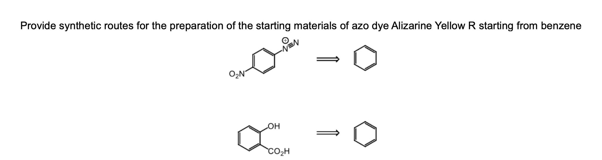 Solved Provide synthetic routes for the preparation of the | Chegg.com