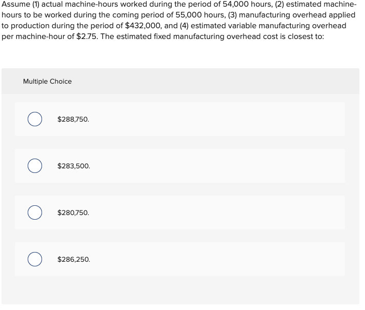 Machine Hours Questions Solved Assume (1) actual machine-hours worked during the | Chegg.com