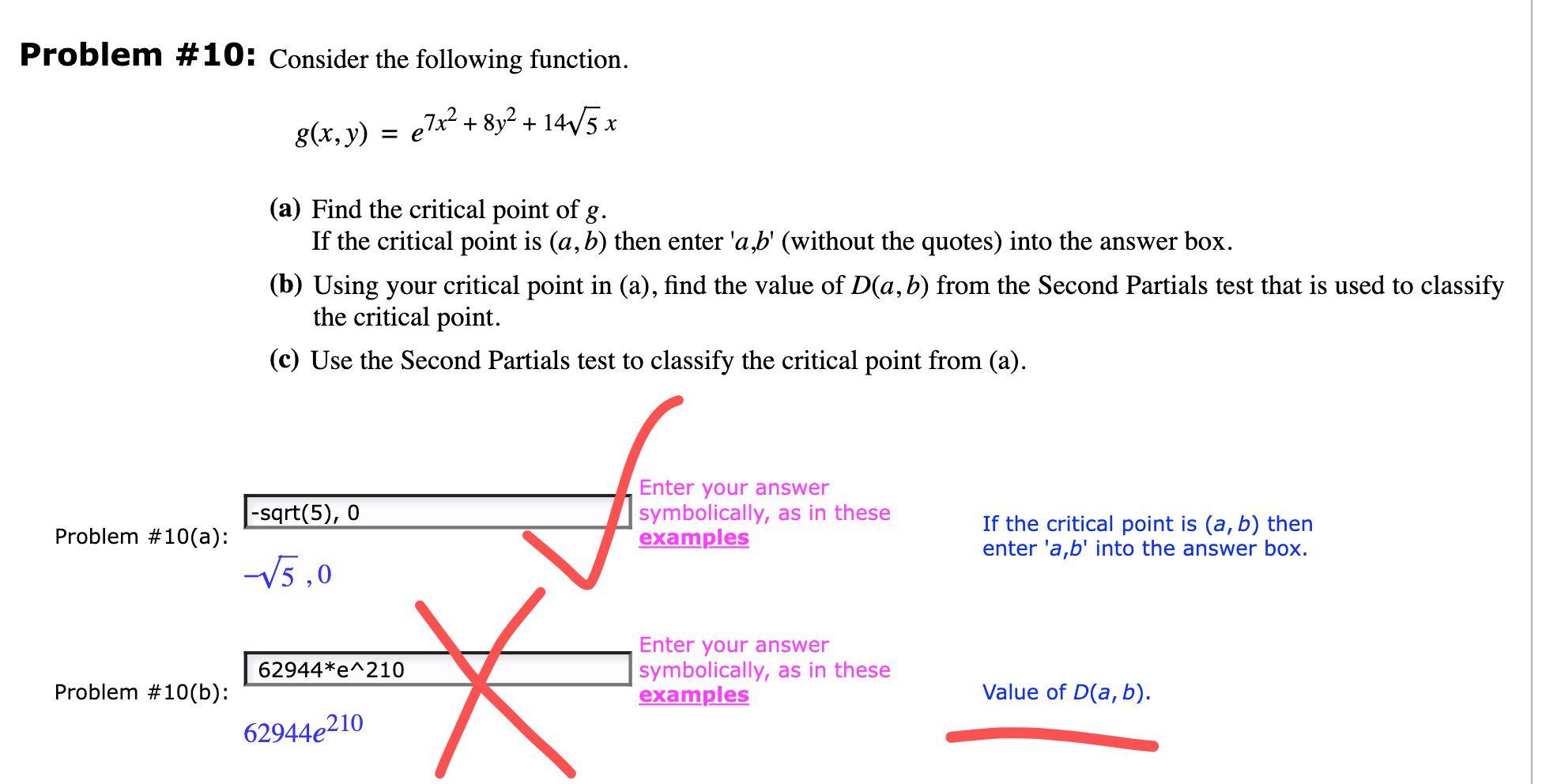 Solved Problem \# 10: Consider The Following Function. | Chegg.com