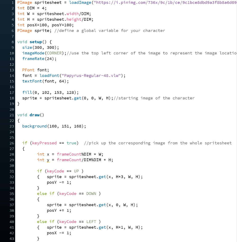 Solved Modify this code using Processing: int H = | Chegg.com