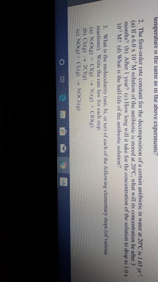 Solved temperature is the same as in the above experiments? | Chegg.com