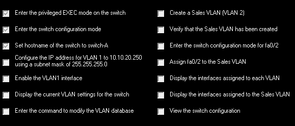 V Enter the privileged EXEC mode on the switch Create | Chegg.com