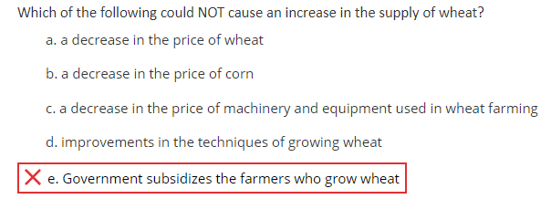 Solved For The Following Question, Explain Why My Answer Was | Chegg.com