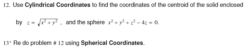 Solved please do both 12 and 13 thank you | Chegg.com