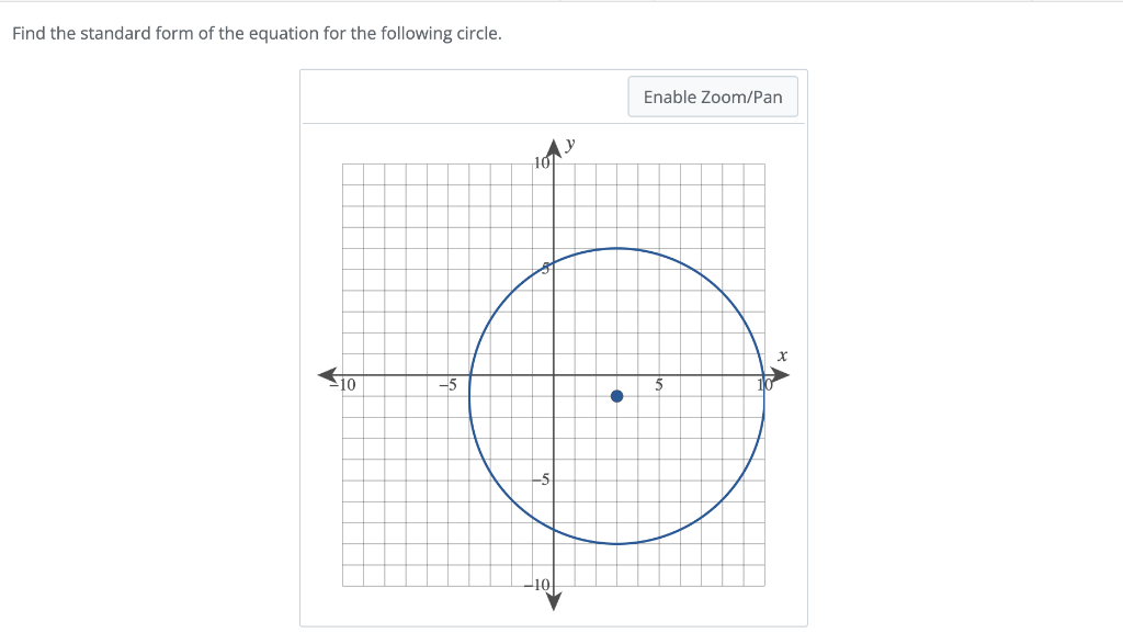 Solved Find the standard form of the equation for the | Chegg.com