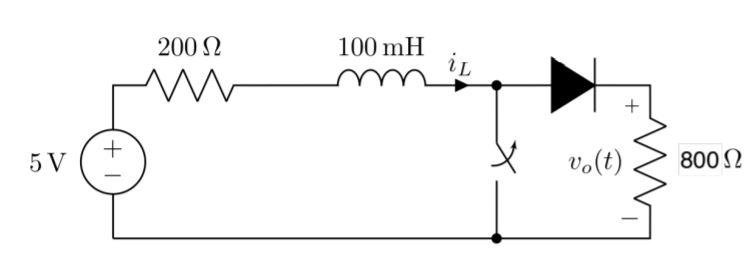 Solved We have a circuit and it is a simplified boost | Chegg.com