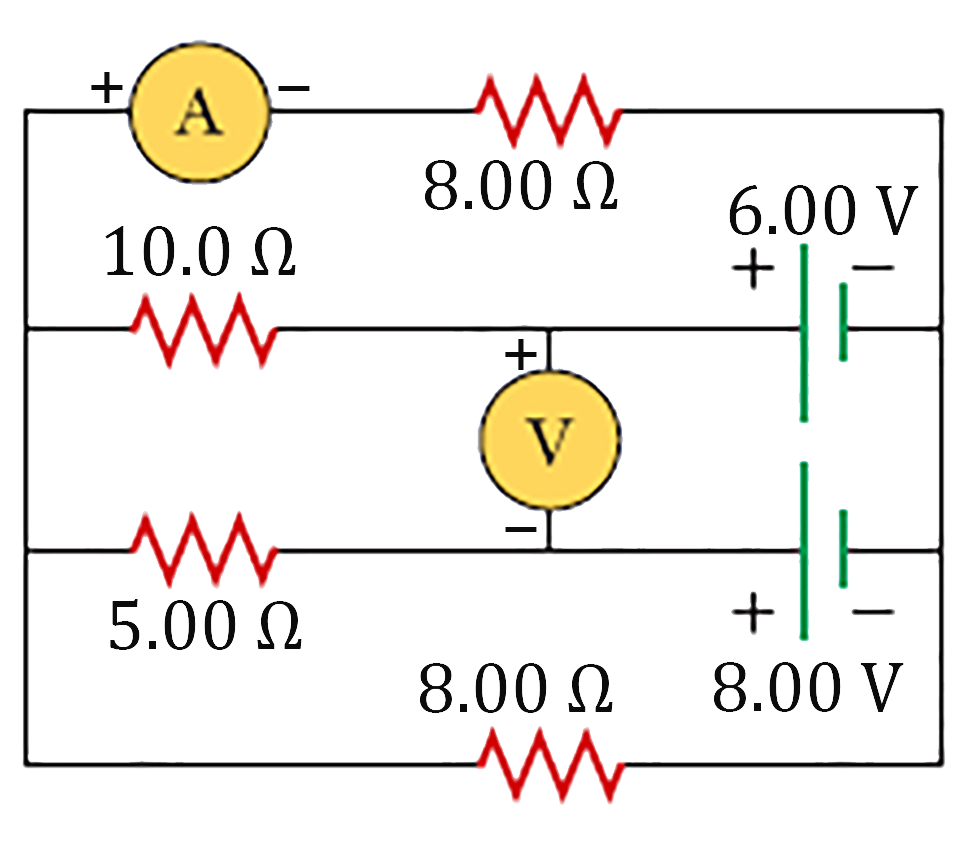 Solved In the circuit above, the ammeter (A) is an ideal