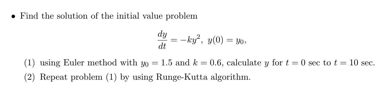 Solved Please answer this question. I need a code in Matlab, | Chegg.com