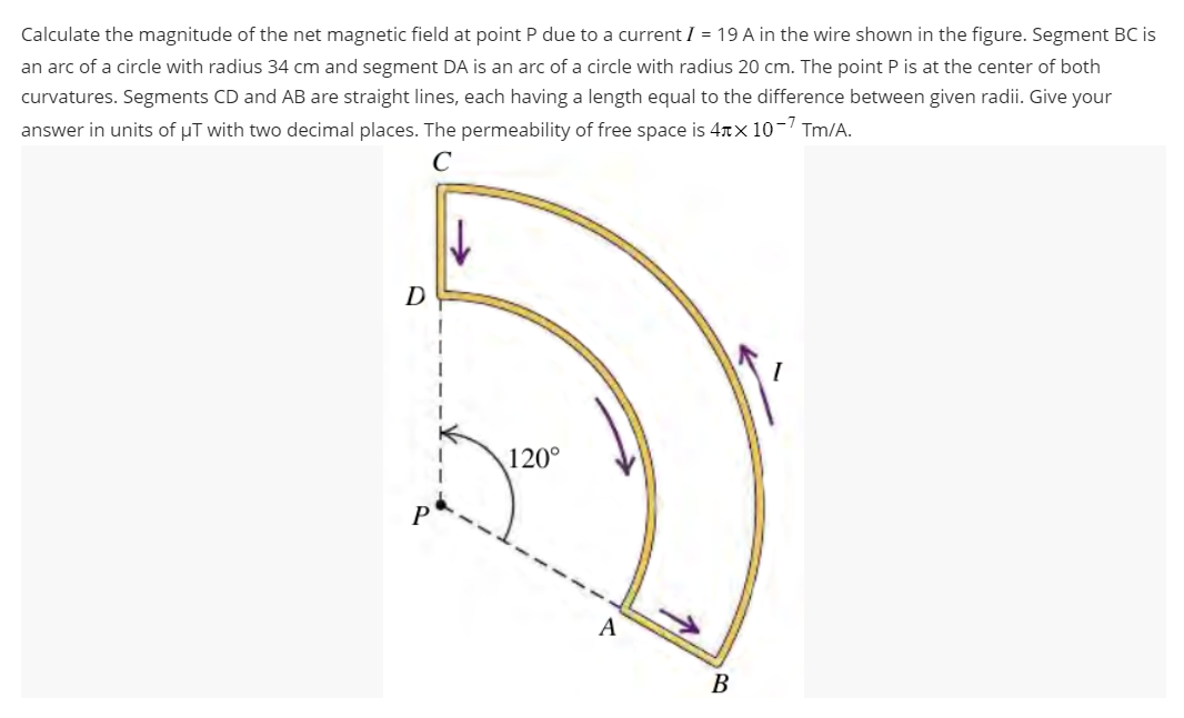 Solved Calculate the magnitude of the net magnetic field at | Chegg.com