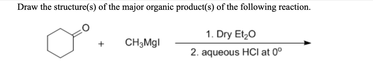 Solved Draw the structure(s) of the major organic product(s) | Chegg.com