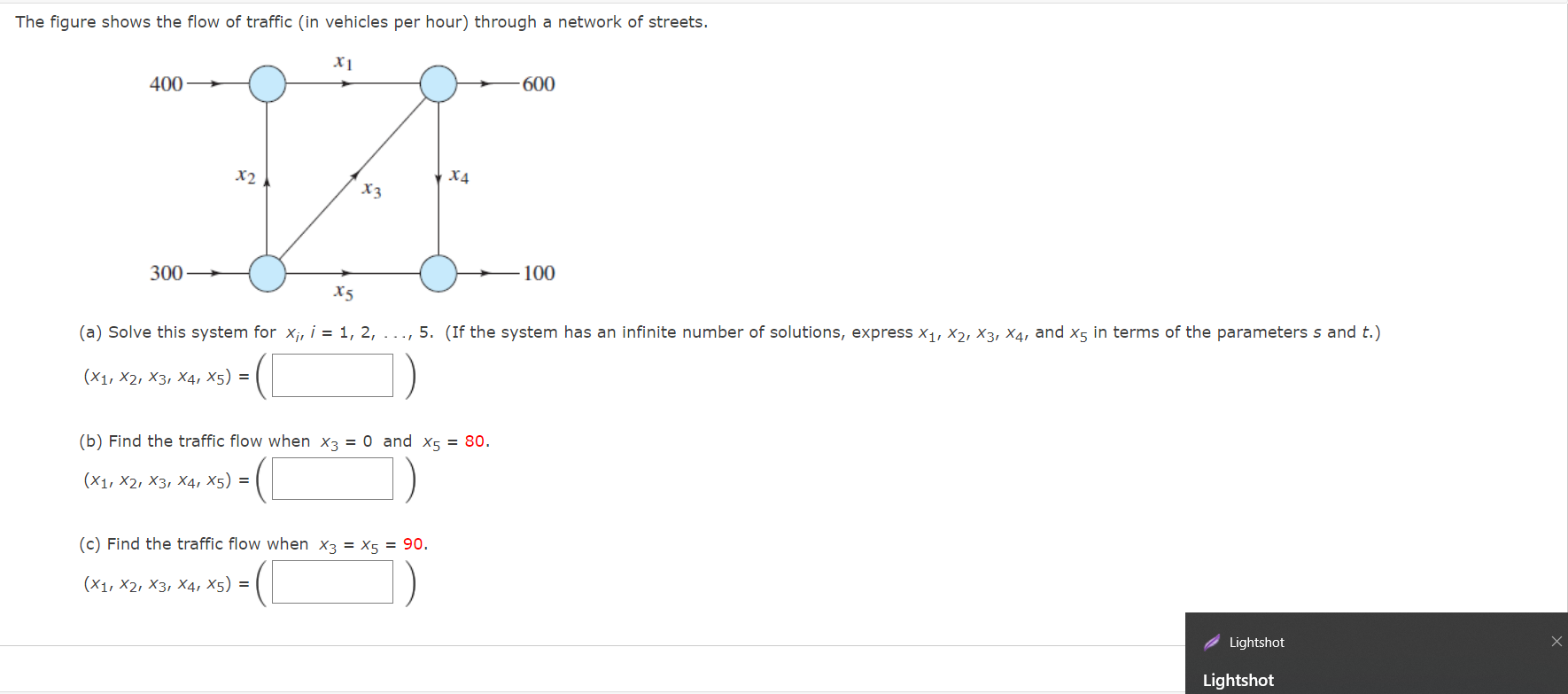 Solved the figure shows the flow of traffic in vehicles per chegg