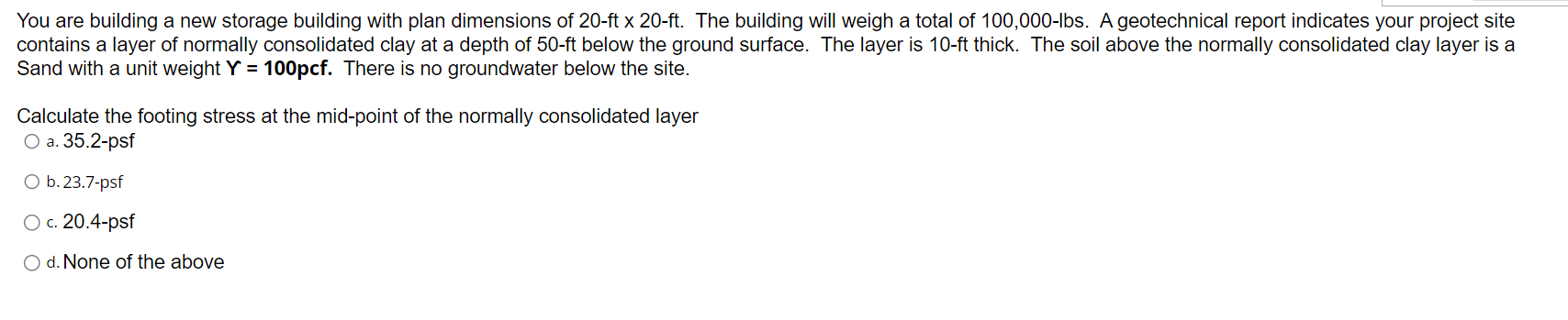 Solved You are building a new storage building with plan | Chegg.com