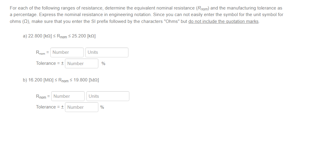 solved-for-each-of-the-following-ranges-of-resistance