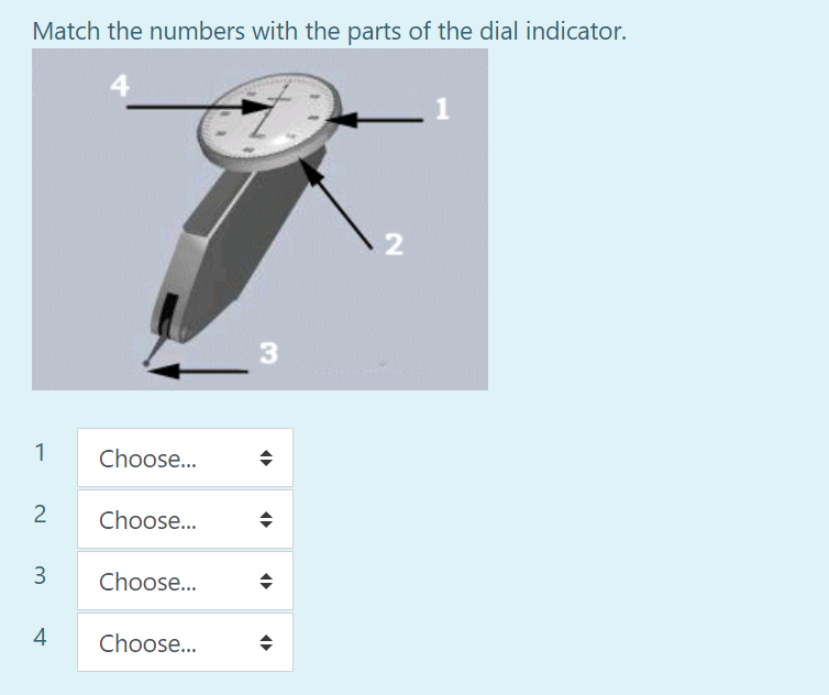 dial indicator parts