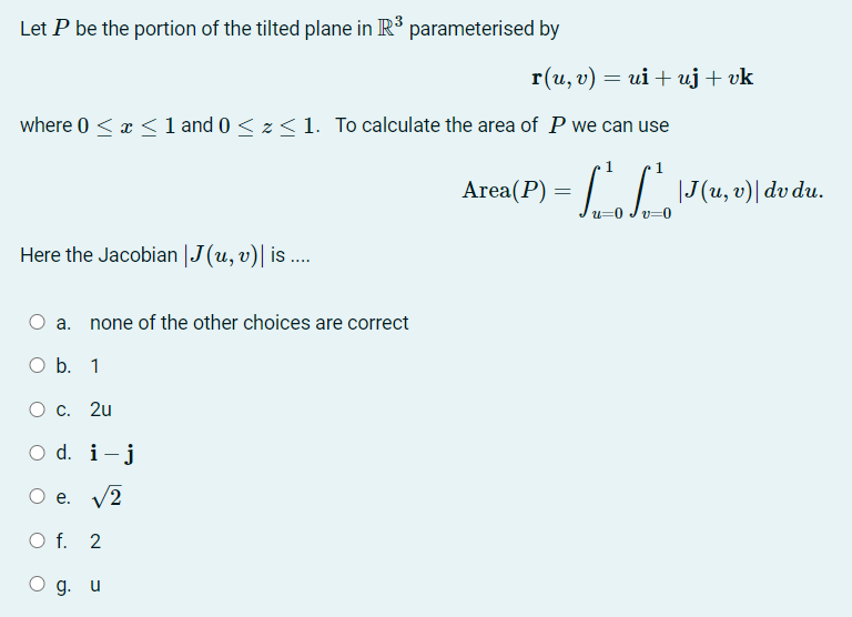 Solved Let P Be The Portion Of The Tilted Plane In R3 Chegg Com