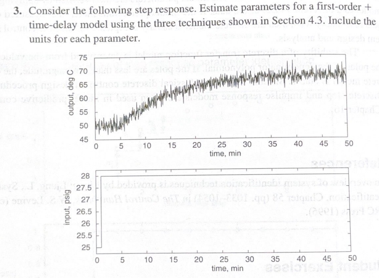 Matlab Plot First Order Time Delay Solved 3. Consider the following step response. Estimate | Chegg.com