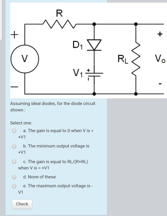 Solved Assuming Ideal Diodes, For The Diode Circuit Shown: | Chegg.com