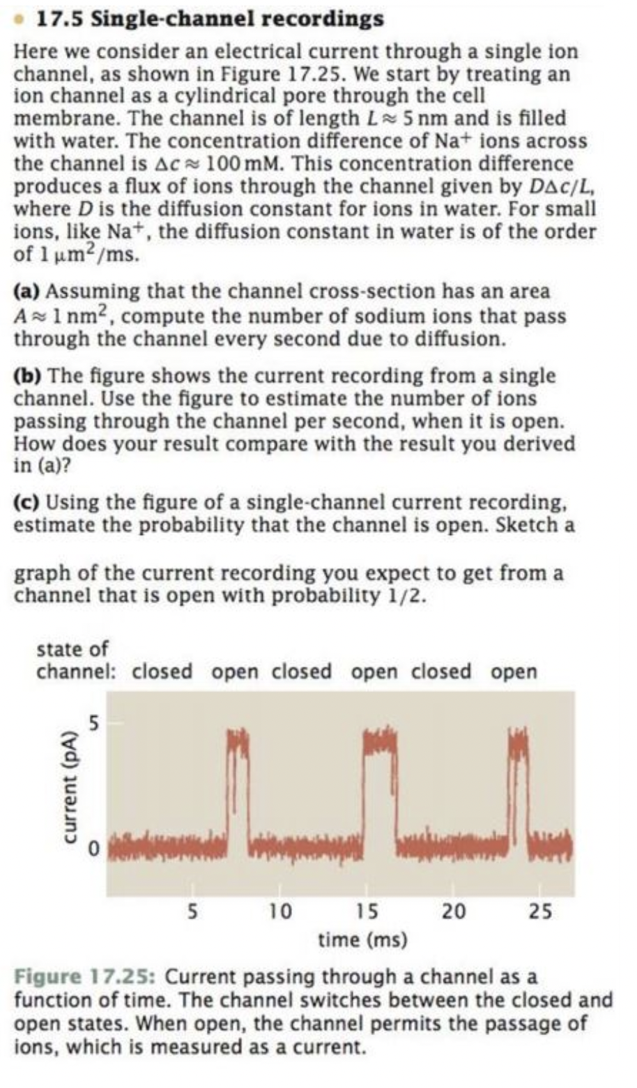 Solved Here we consider an electrical current through a | Chegg.com