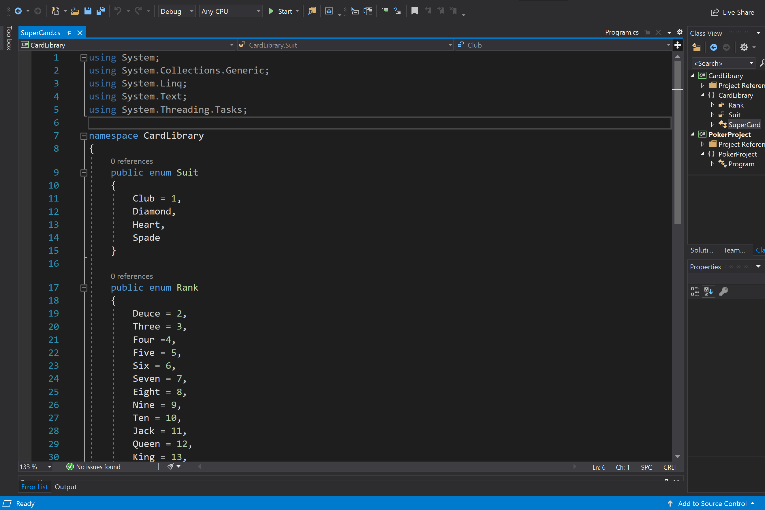 Solved A. Start the Visual Studio project I provided. It has | Chegg.com