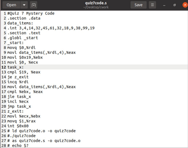 Solved Modify the file to count the numbers less than | Chegg.com