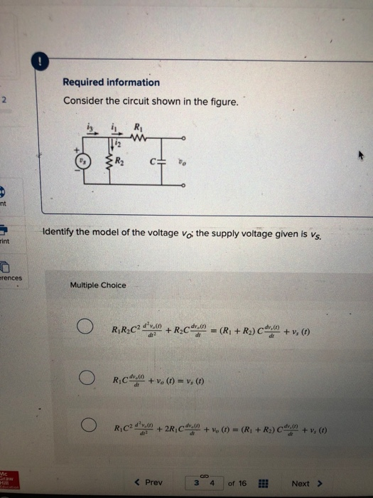 Solved 0 Required information Consider the circuit shown in | Chegg.com