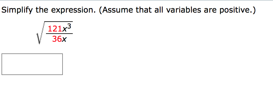 Solved Simplify the given expression completely. Write your | Chegg.com