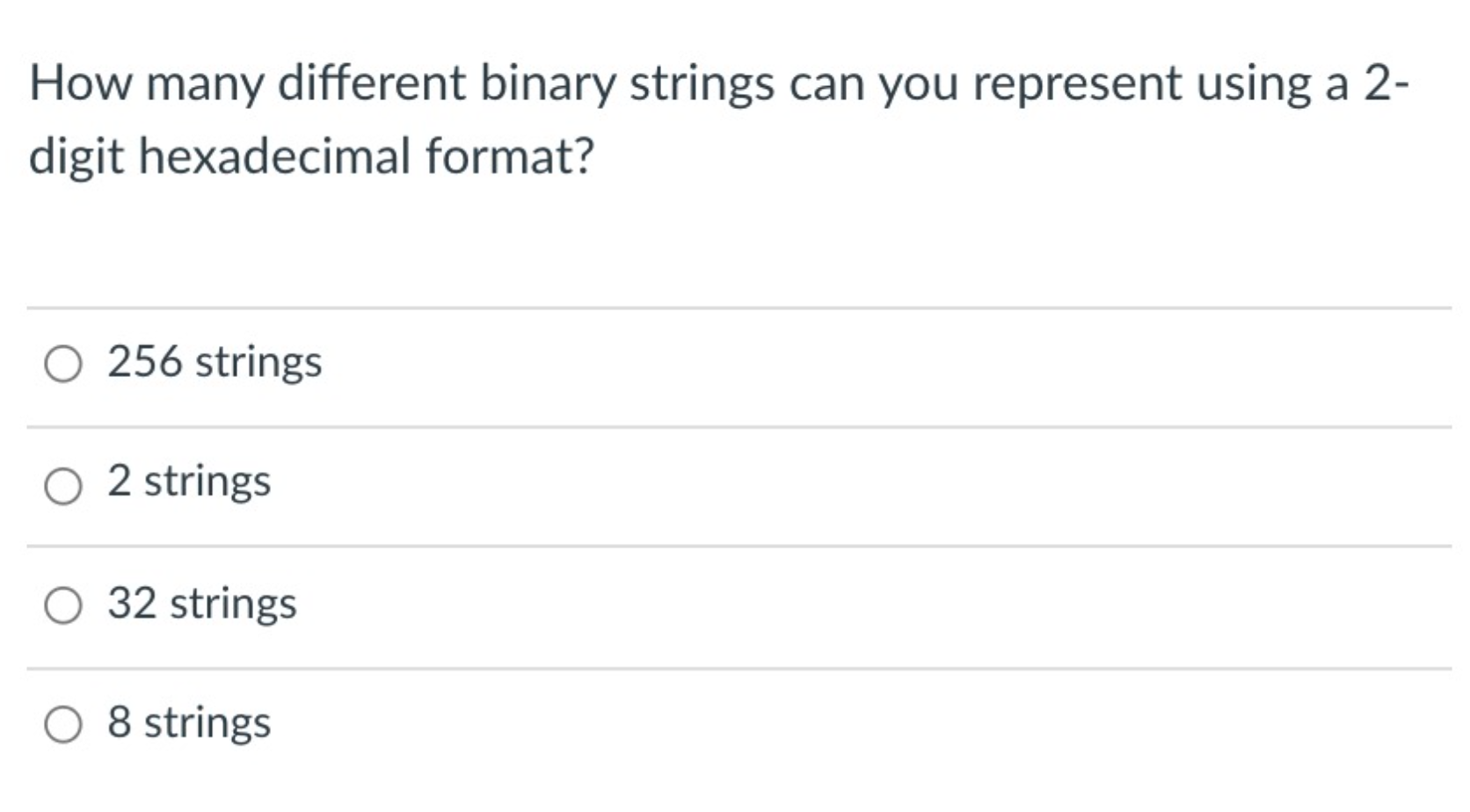 Solved How many different binary strings can you represent | Chegg.com