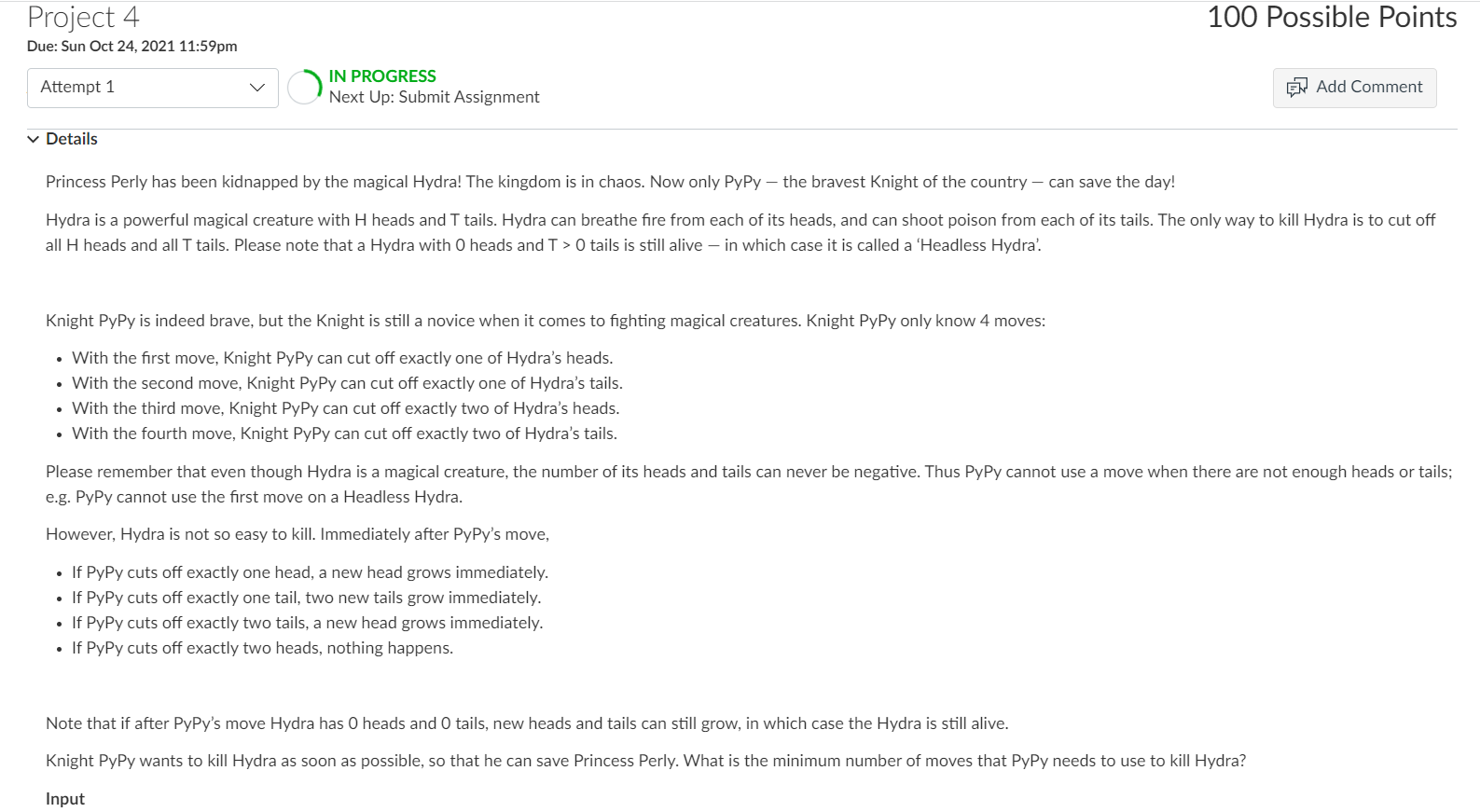 Solved Project 4 100 Possible Points Due: Sun Oct 24, 2021 | Chegg.com