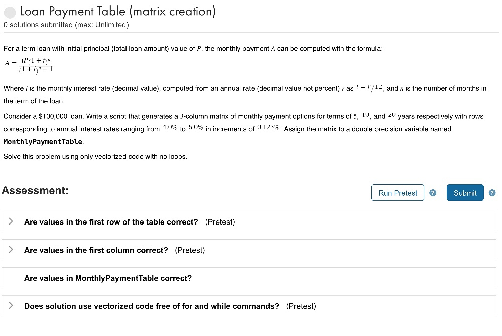 solved-loan-payment-table-matrix-creation-0-solutions-chegg