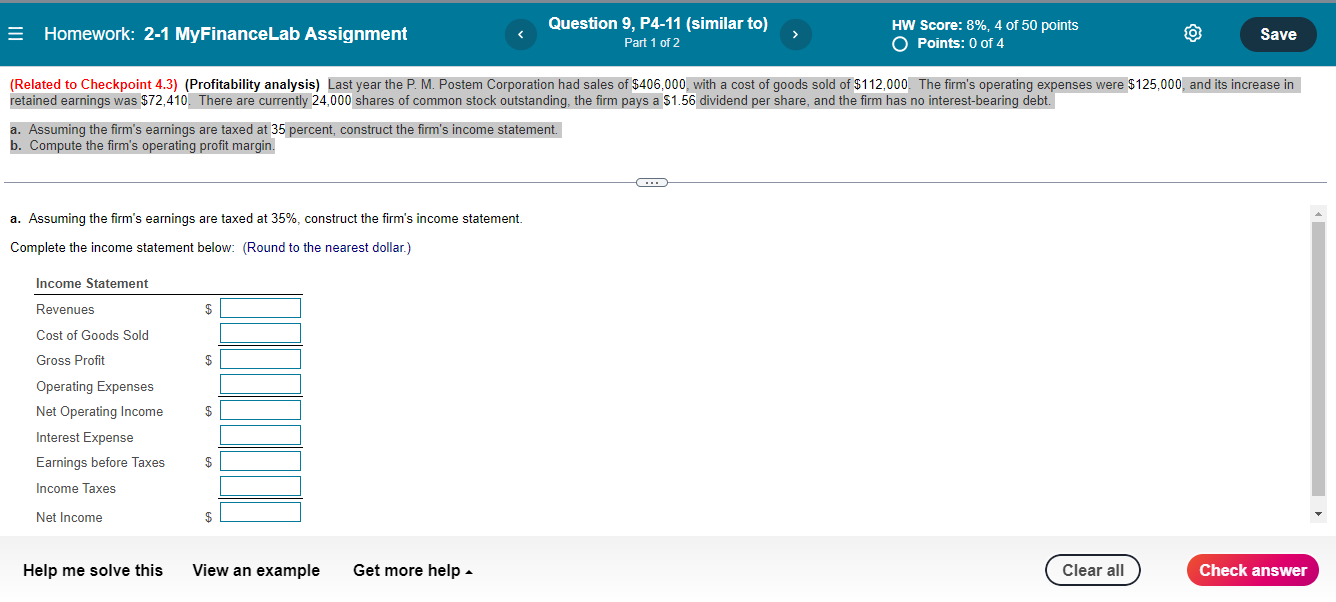 myfinancelab homework answers