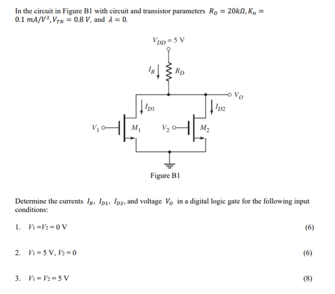 Solved In The Circuit In Figure B1 With Circuit And | Chegg.com