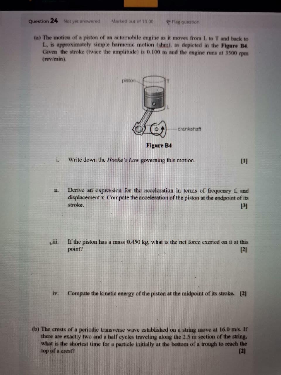 Solved There Are Part A And B Physic Structure Questions. | Chegg.com