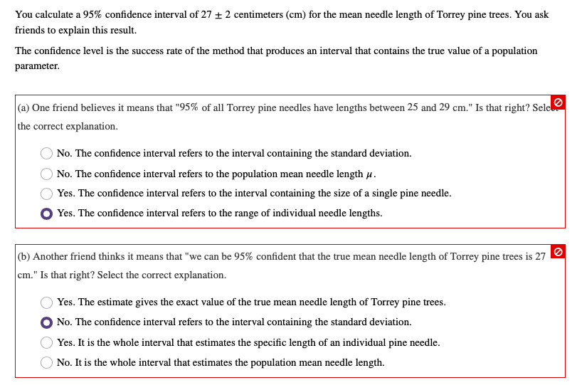 Solved You Calculate A 95 Confidence Interval Of 27 2 Chegg Com