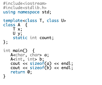 Solved (C++) For the definition of class A, why are none of | Chegg.com