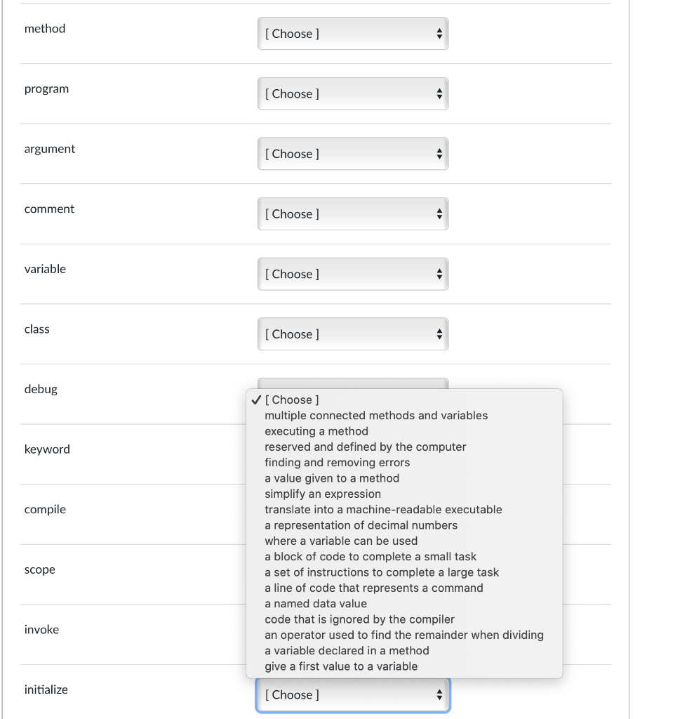 solved-select-the-best-definition-for-each-term-method-chegg