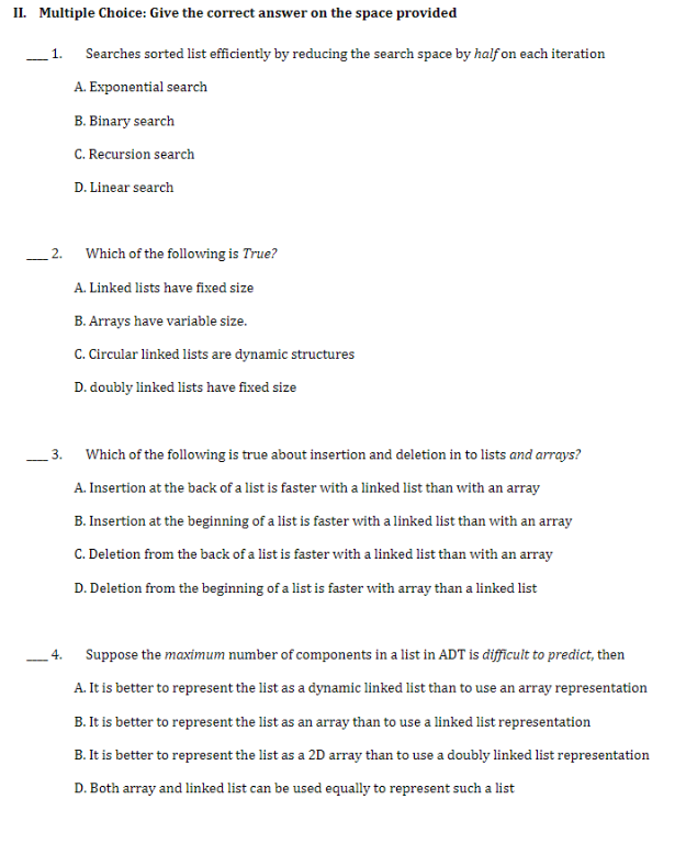 Solved I. Write The Letter Of The Concept Under Column B | Chegg.com