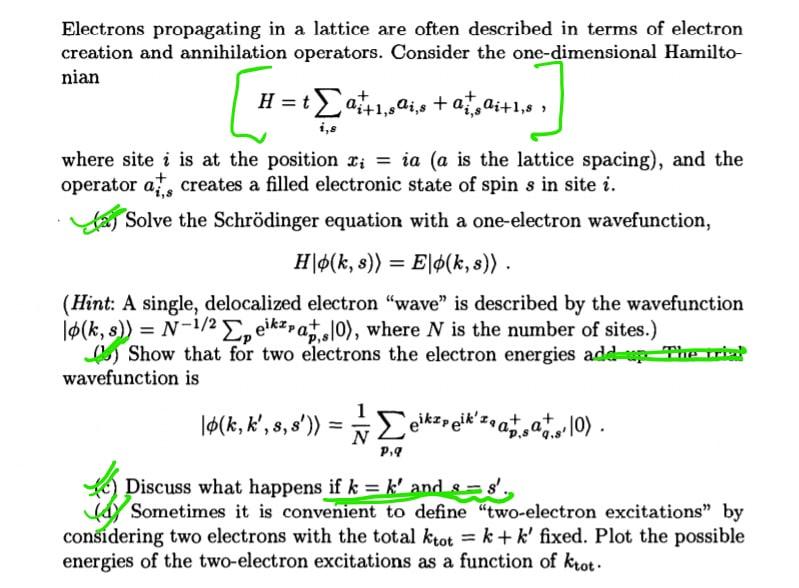 Solved Electrons propagating in a lattice are often | Chegg.com