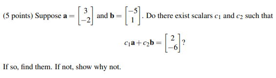 Solved (5 Points) Suppose A=[3−2] And B=[−51]. Do There | Chegg.com