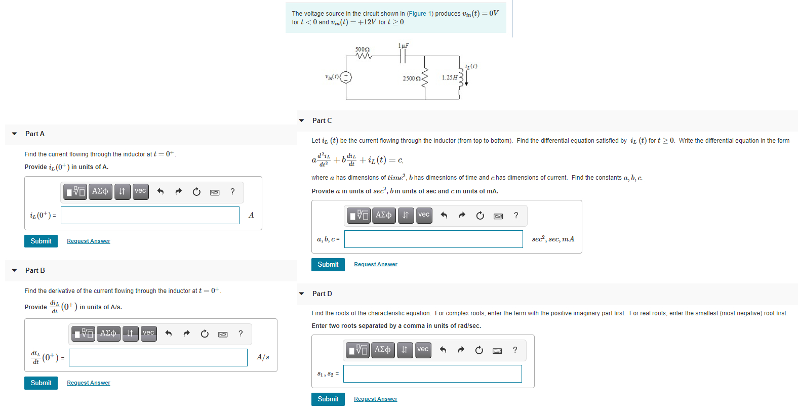 Solved The voltage source in the circuit shown in (Figure 1) | Chegg.com