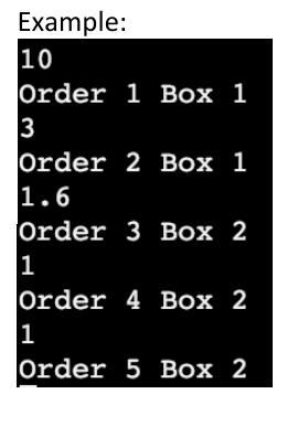 Solved Write a Python program that will read 5 orders with | Chegg.com
