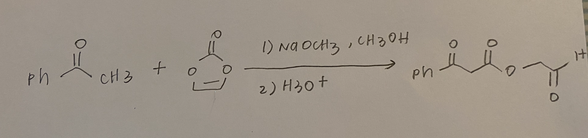 Solved () ма оаз , CH2 он й і + F 0 ph сH 2 ph 2) H50+ | Chegg.com