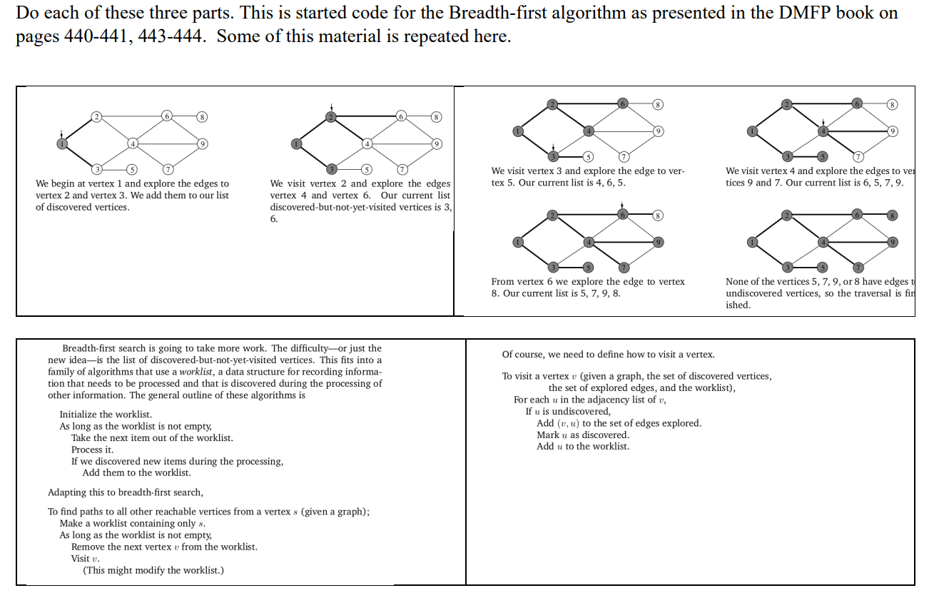 Solved The toplevel function must be named bfs. The