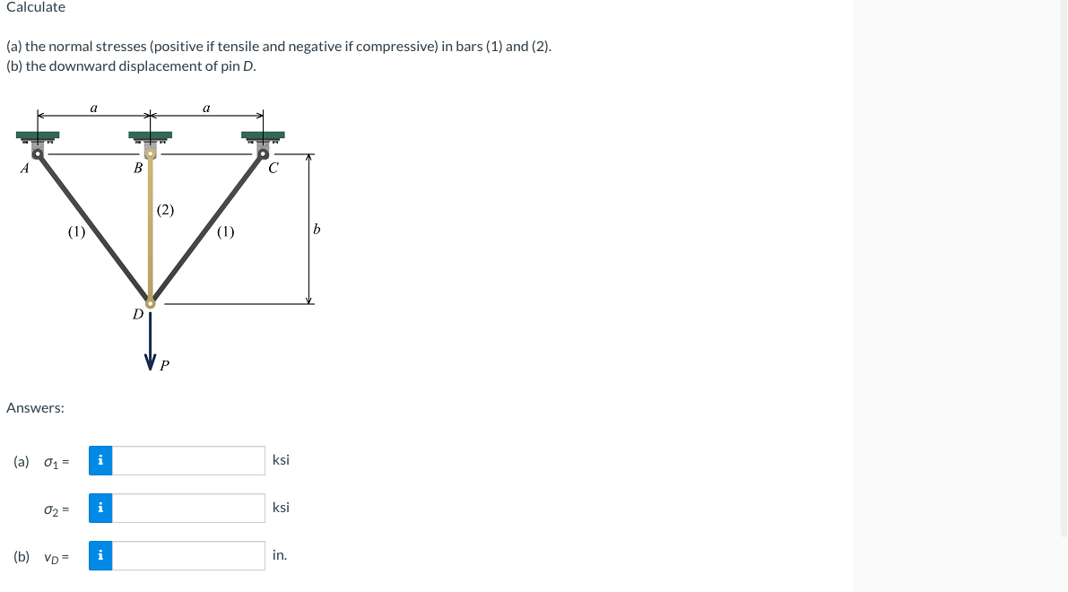 Solved The Pin-connected Structure Shown In The Figure | Chegg.com