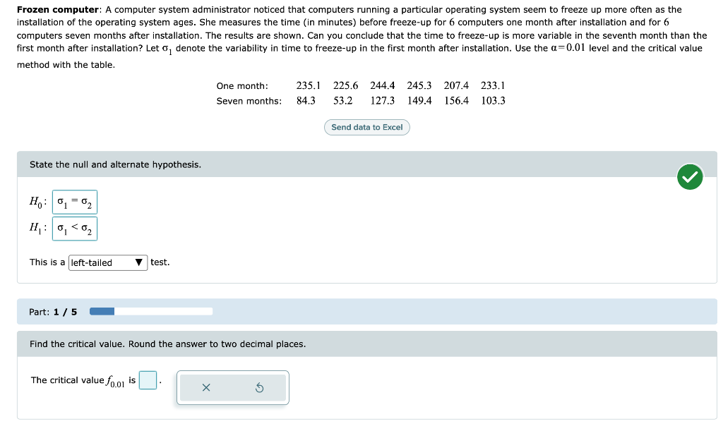 Solved Find test statistic and whether to Reject or do not | Chegg.com