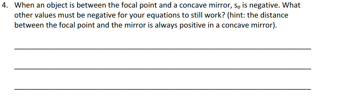 Solved Analysis: 1. Draw the image of an object (arrow) in | Chegg.com