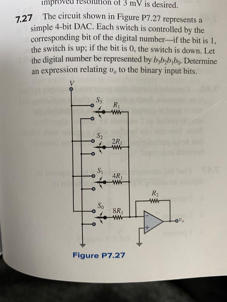 Solved 7.27 The circuit shown in Figure P7.27 represents a | Chegg.com